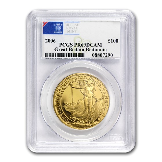 2006 Great Britain 1 oz Gold Britannia PR-69 PCGS 2006 Great Britain 1 oz Gold Britannia PR-69 PCGS